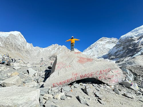 Kostenloses Stock Foto zu abenteuer, basislager, berg