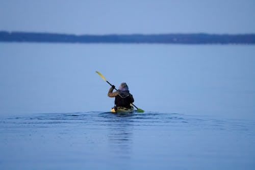 Ilmainen kuvapankkikuva tunnisteilla airot, henkilö, järvi