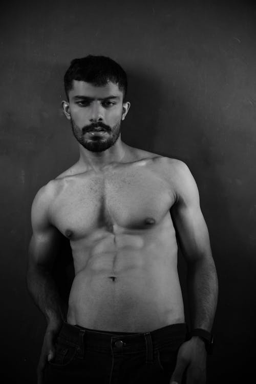 Kostenloses Stock Foto zu bodybuilder, männliche mode, männlicher bauch