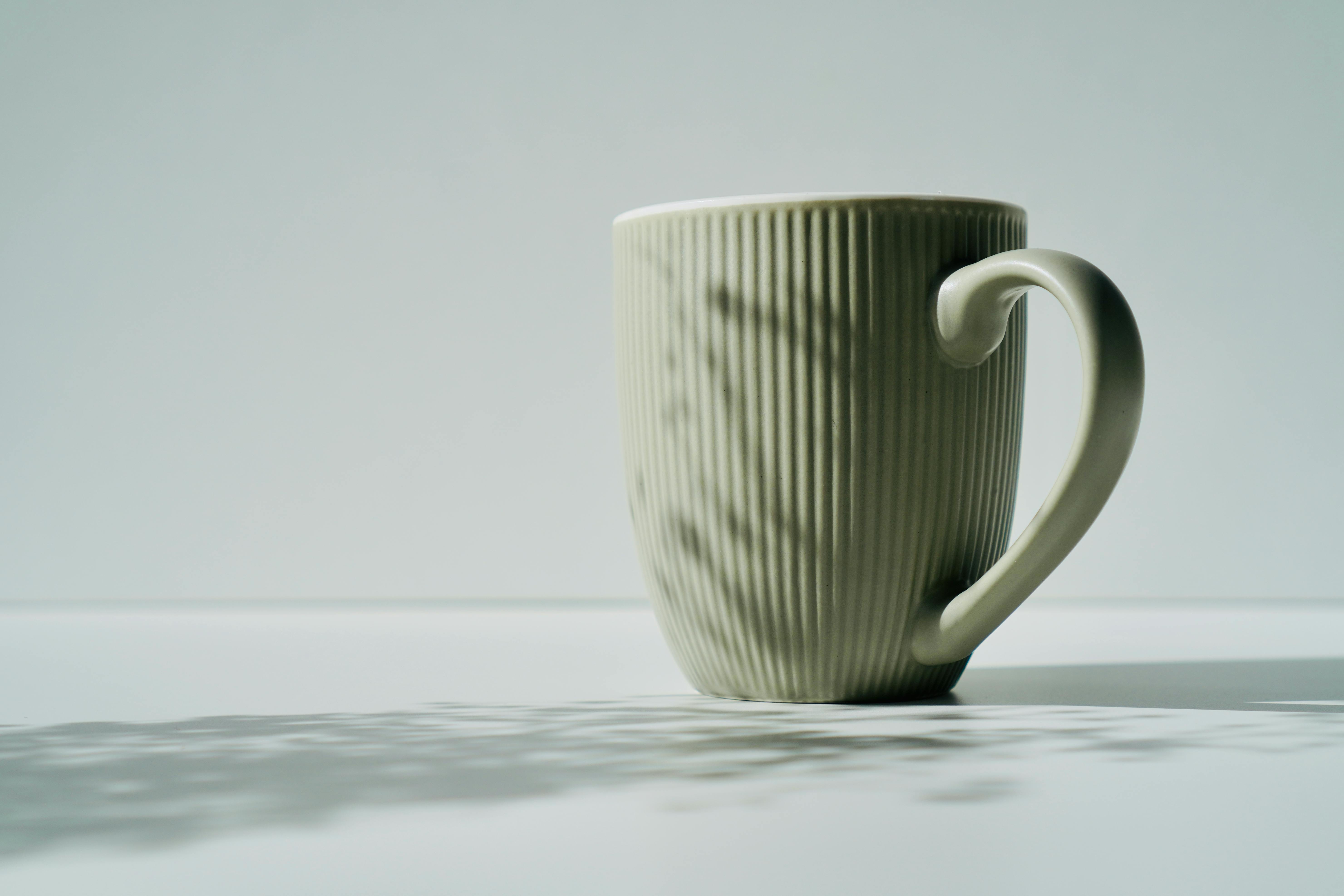coffee mug natural light lifestyle photo 2