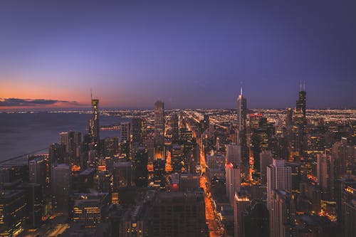 Vista Aérea De Edifícios Altos