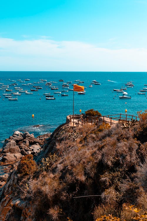 Boats in Blue Sea