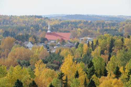 Fotobanka s bezplatnými fotkami na tému kostol, malé mesto