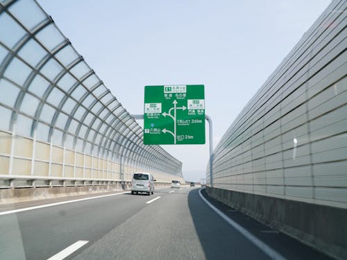 Immagine gratuita di auto, autostrada, direzione