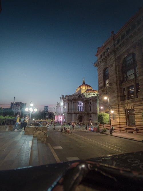 Street in City at Night