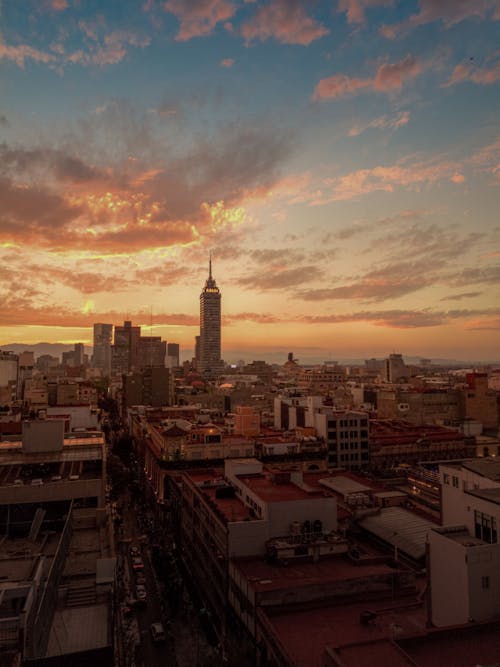 Fotobanka s bezplatnými fotkami na tému budovy, mrakodrapy, panoráma mesta