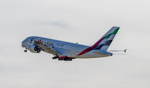 Gratis lagerfoto af A380-800, airbus, emirater