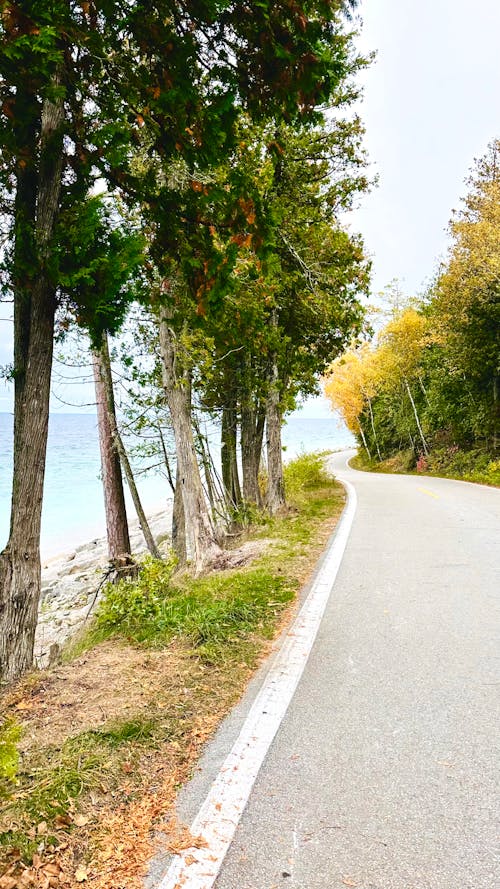 Fotos de stock gratuitas de agua Azul, carreteras, mackinac