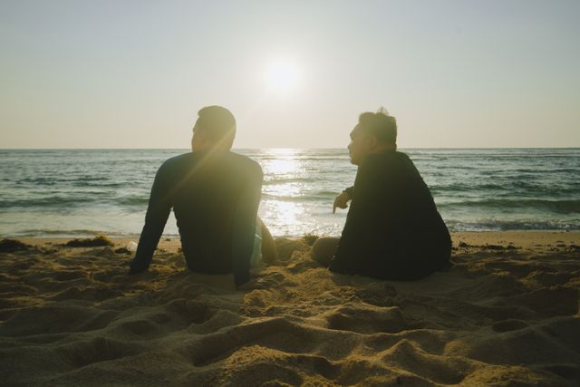 Ivy and Wes sit out the last of the light by the boat ramp — photo by Kenneth Surillo on Pexels