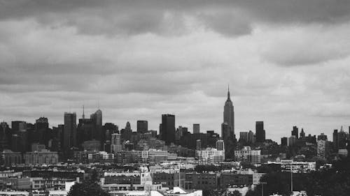 Foto stok gratis 35mm, biji-bijian, cakrawala new york