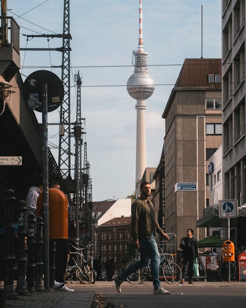 Berlin Street with the TV Tower