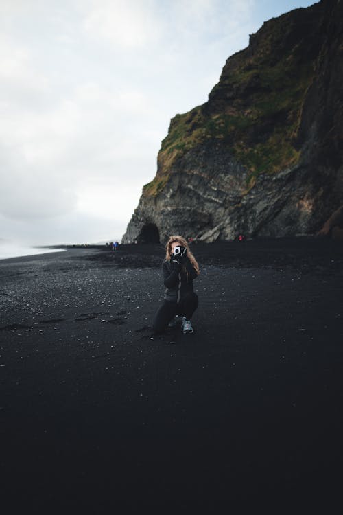 冰島, 垂直拍攝, 女人 的 免費圖庫相片