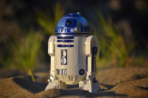 Foto Fokus Dangkal Gambar R2 D2