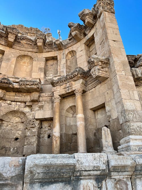 คลังภาพถ่ายฟรี ของ jerash, nymphaeum, การท่องเที่ยว