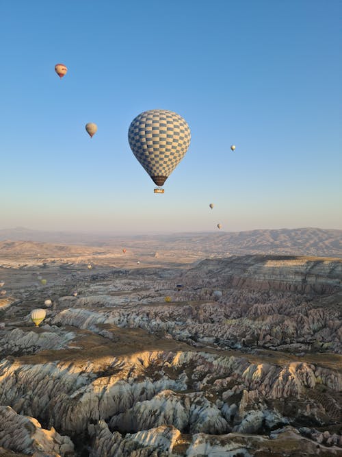 Základová fotografie zdarma na téma balóny, cappadocia, cestování