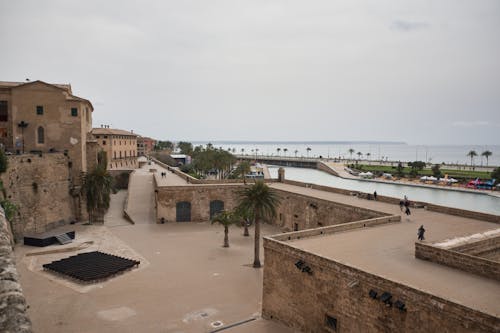 Free La Seu Cathedral, the most magnificent building on the entire island Stock Photo