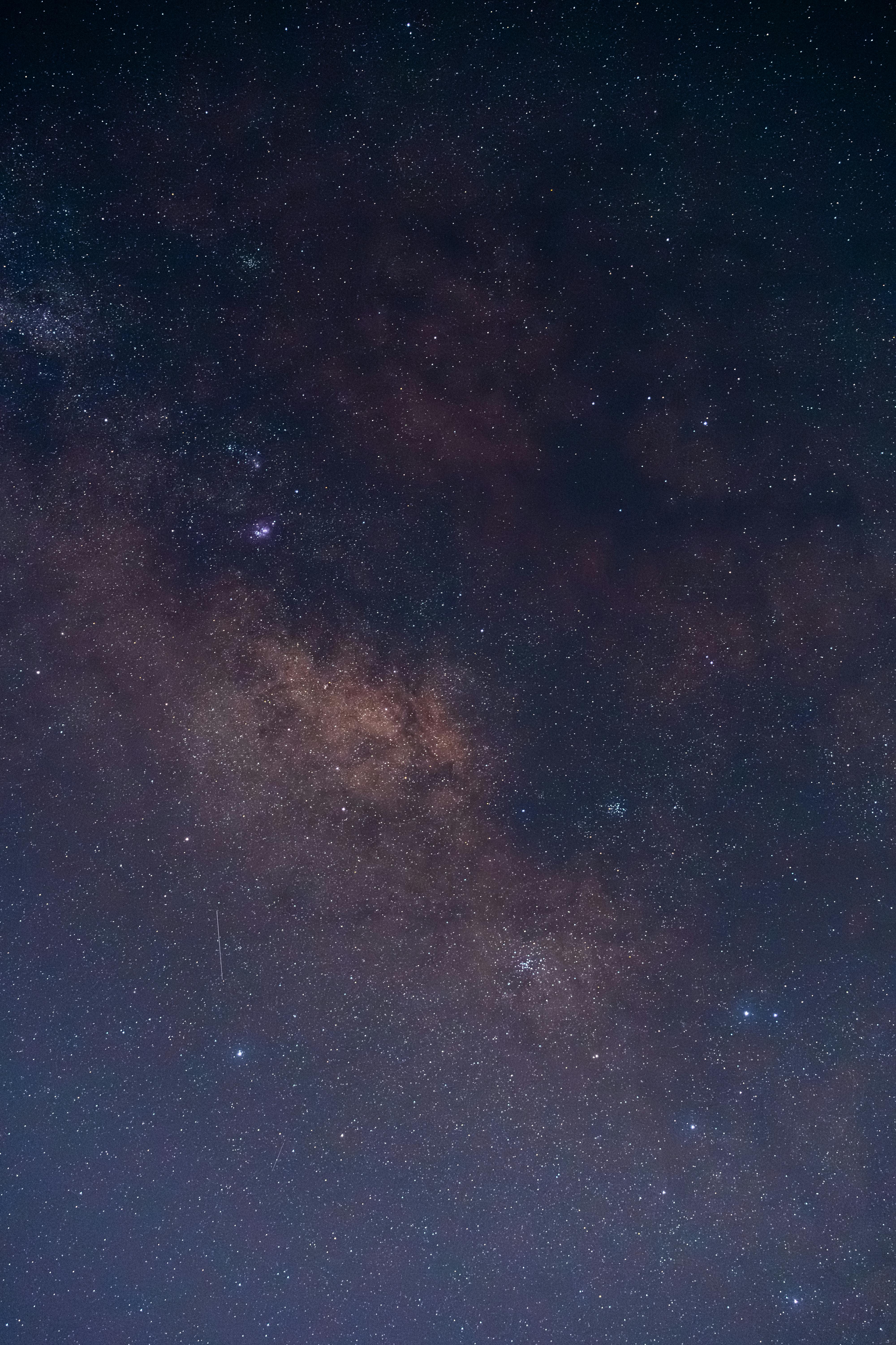 Captivating view of the star-filled night sky with Milky Way in Akumal, Quintana Roo, Mexico.