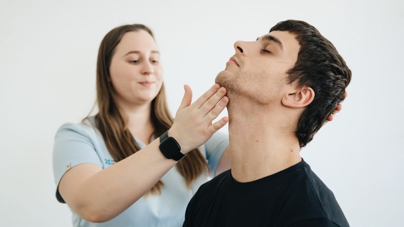 Jaw exercises and stretches with CBD for TMJ pain management