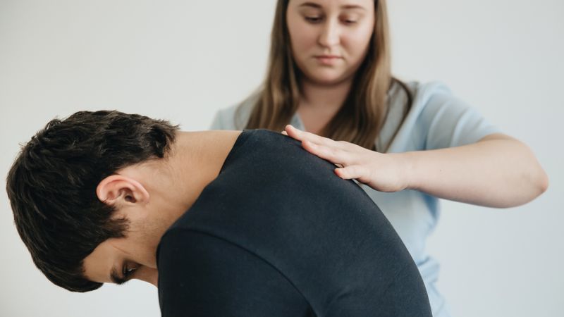Physical therapy exercises with CBD for scoliosis pain management