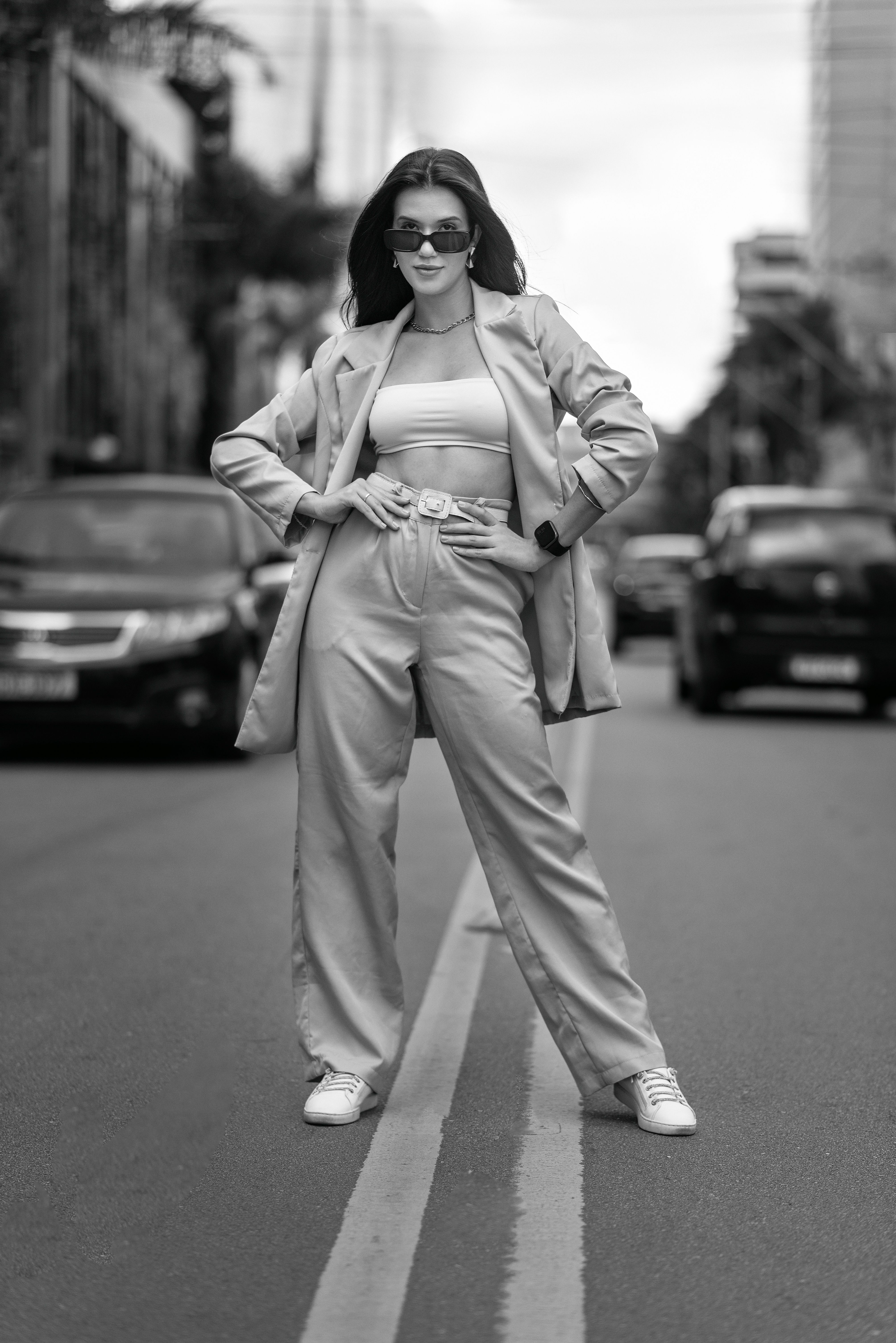 Portrait of a Woman on a Street · Free Stock Photo
