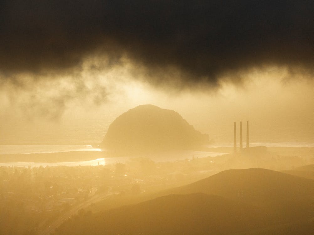 Darmowe zdjęcie z galerii z formacja skalna, fotografia lotnicza, kalifornia