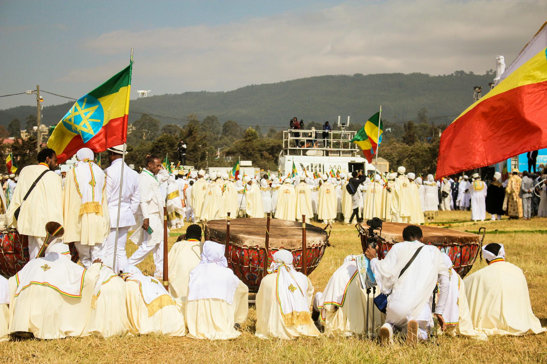 Meskel Celebration in Addis Ababa, Ethiopia