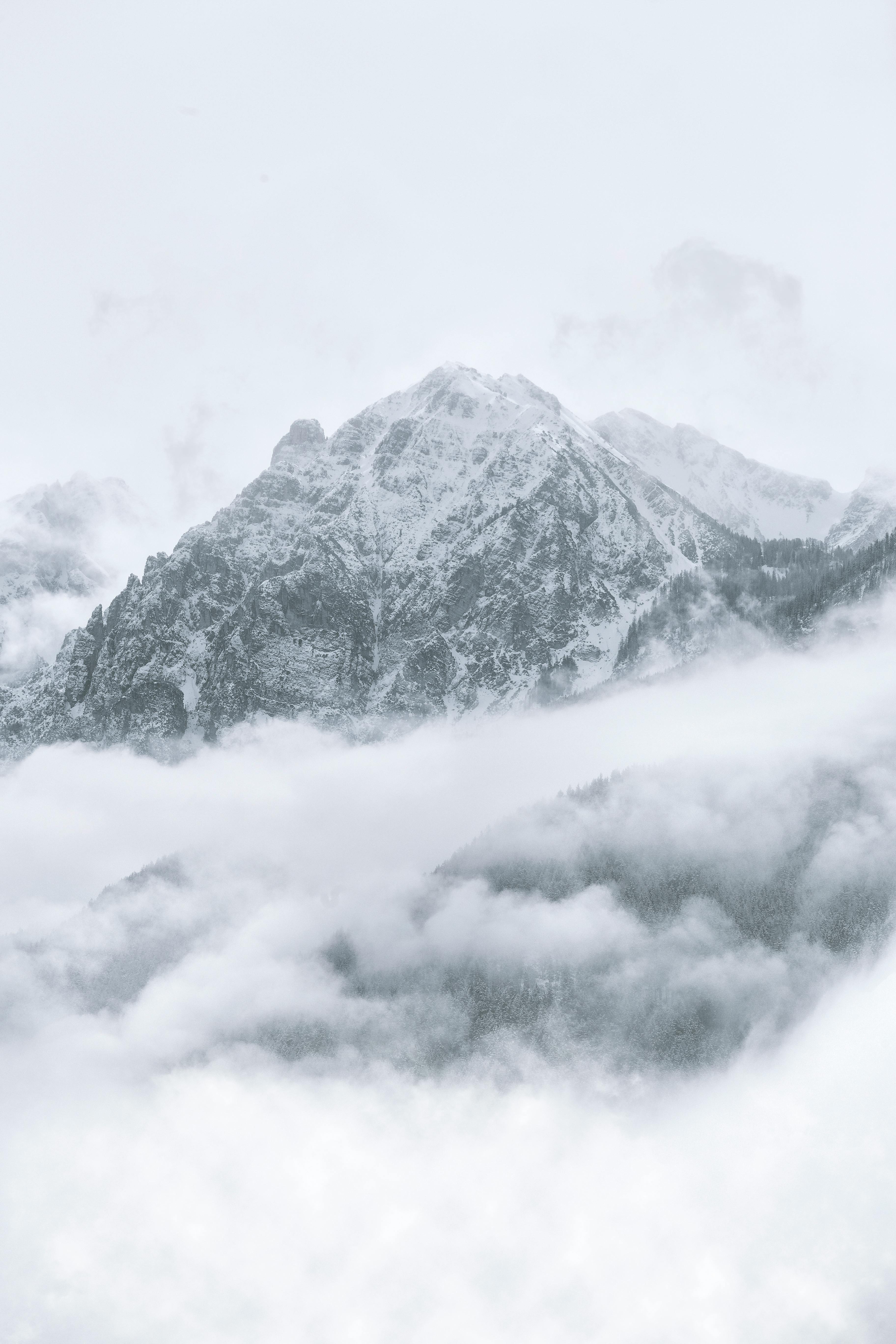 snow covered mountain