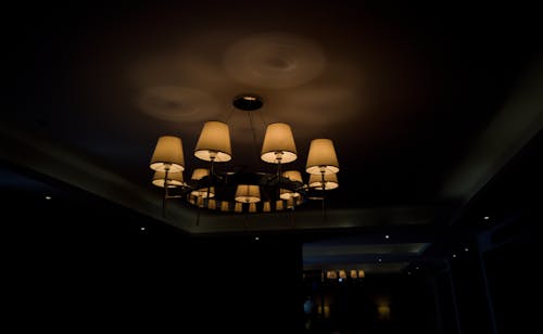 Free stock photo of architecture, chandelier, hotel