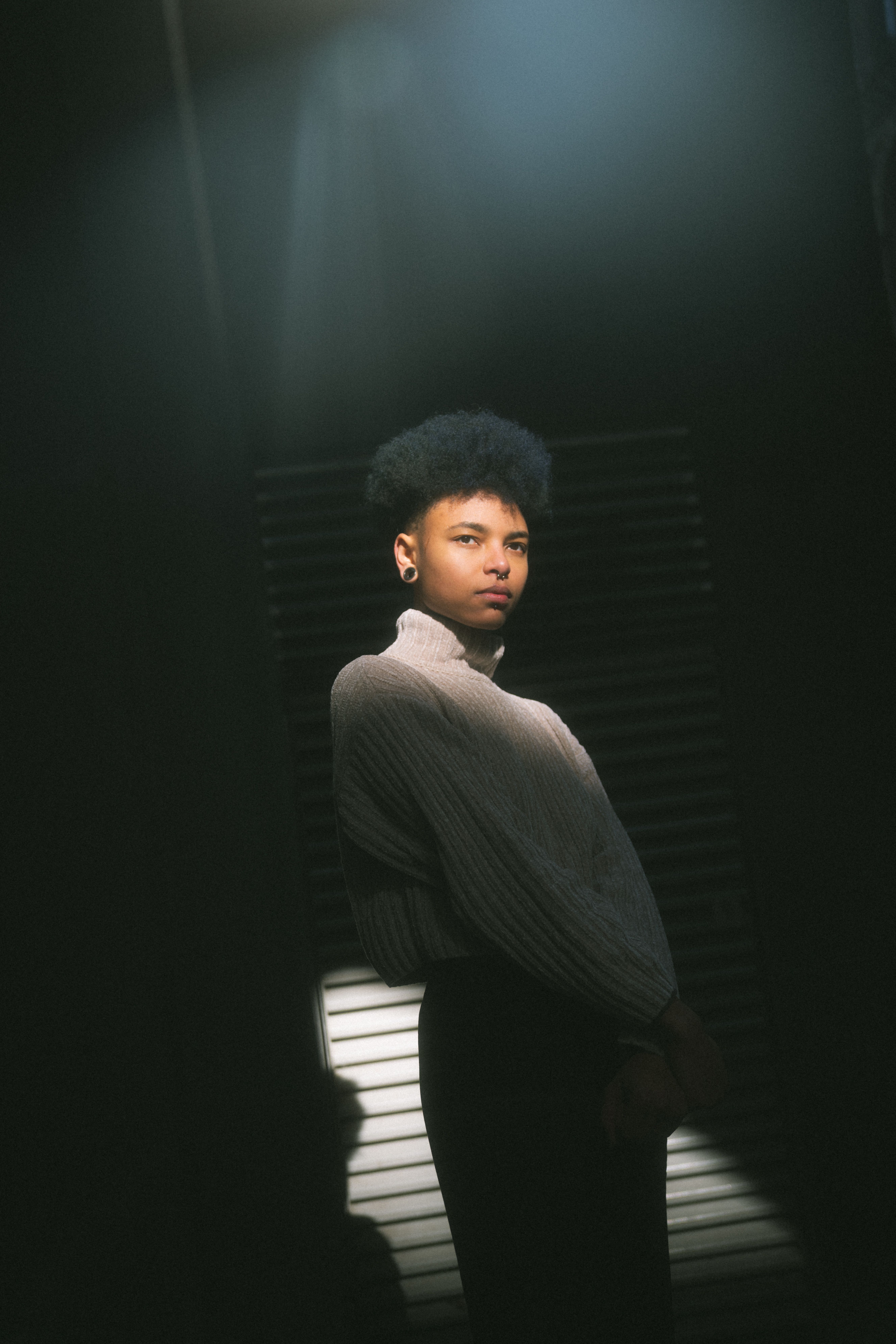 Rounded Tapered Afro — a hair look on BLK GLO
