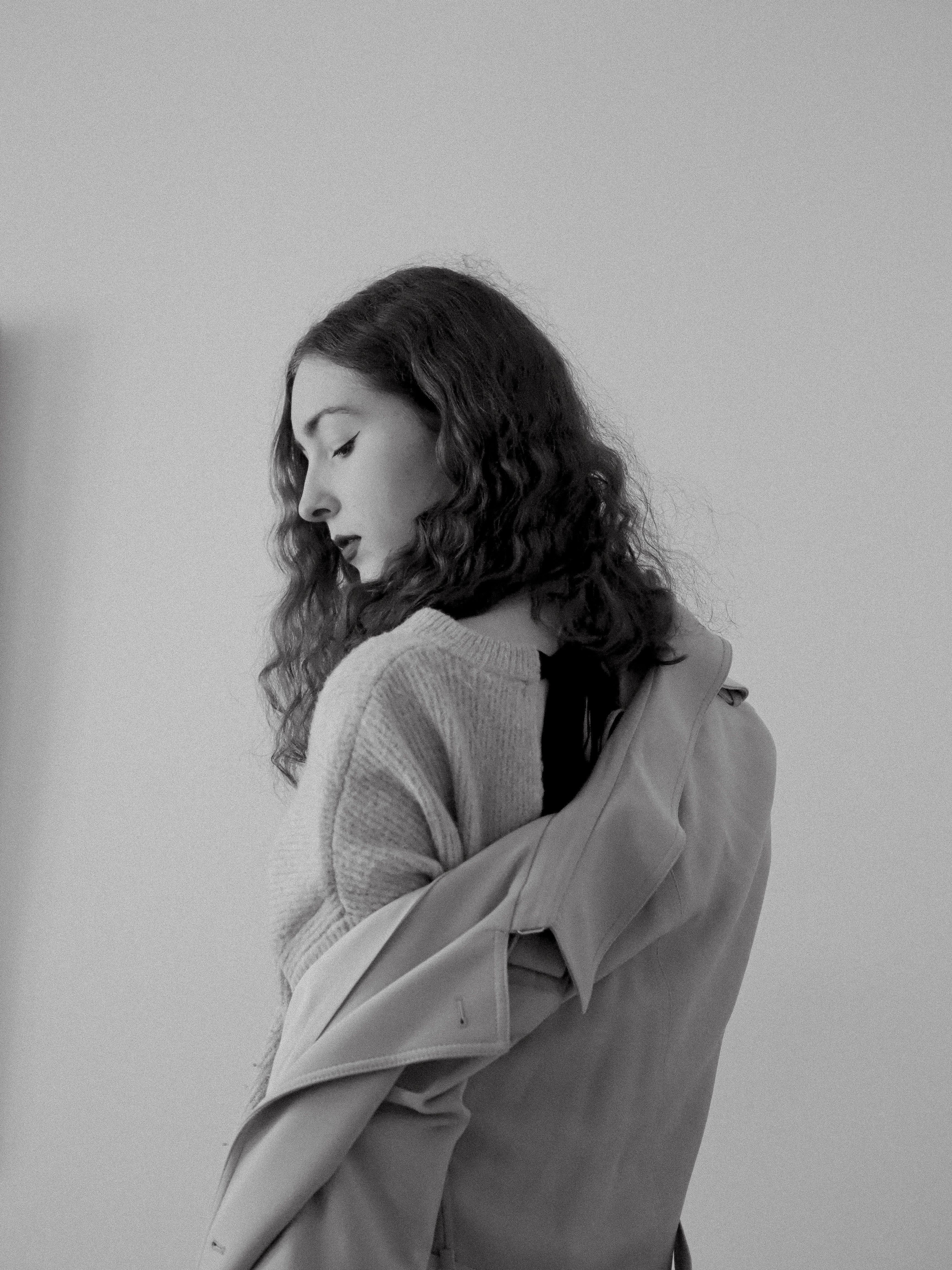 Back View of a Woman in a Coat · Free Stock Photo