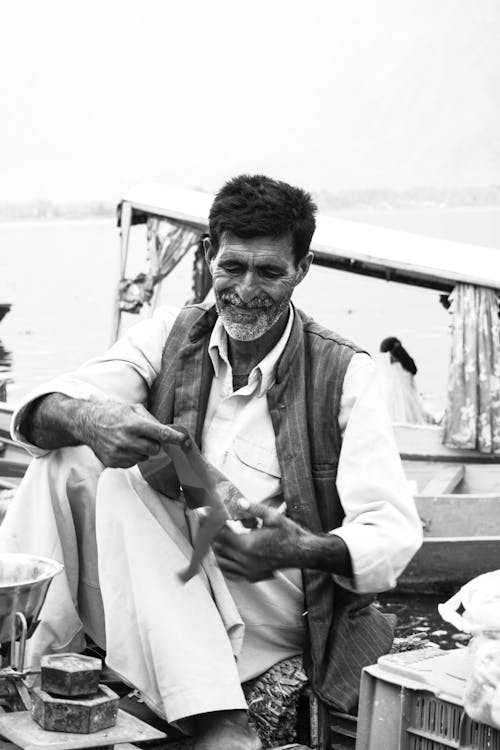 Δωρεάν στοκ φωτογραφιών με άνδρας, άνθρωπος από Ινδία, ασπρόμαυρο