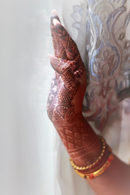 Photos gratuites de art mehendi, belle mariée, culture hindoue