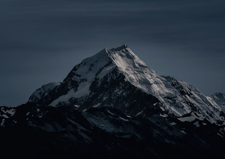 Mountain Photo During Nighttime