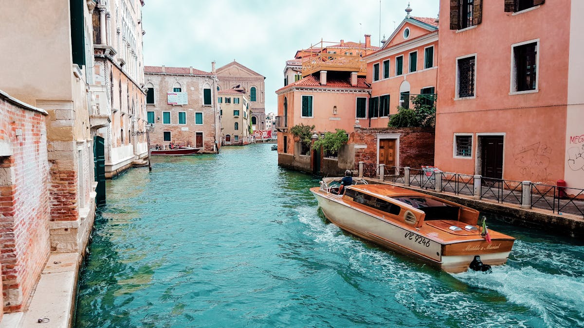 boat in Venice, Italy