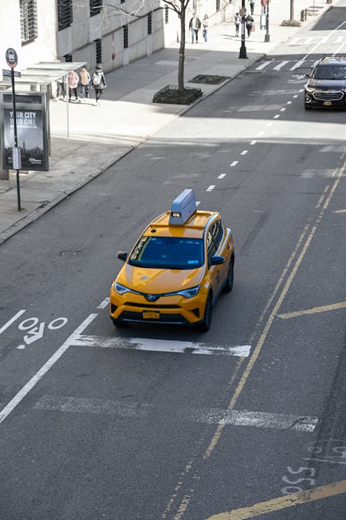 Kostnadsfri bild av gul taxi, lägre manhattan, manhattan
