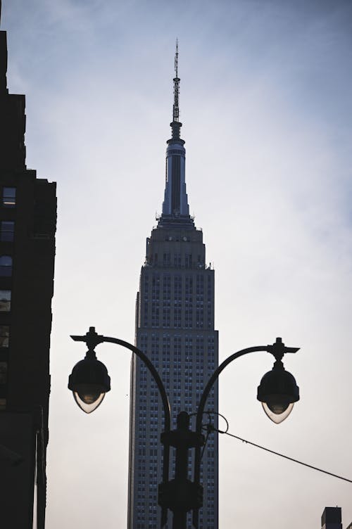 Foto stok gratis Empire State Building, gaya kerajaan, kota New York
