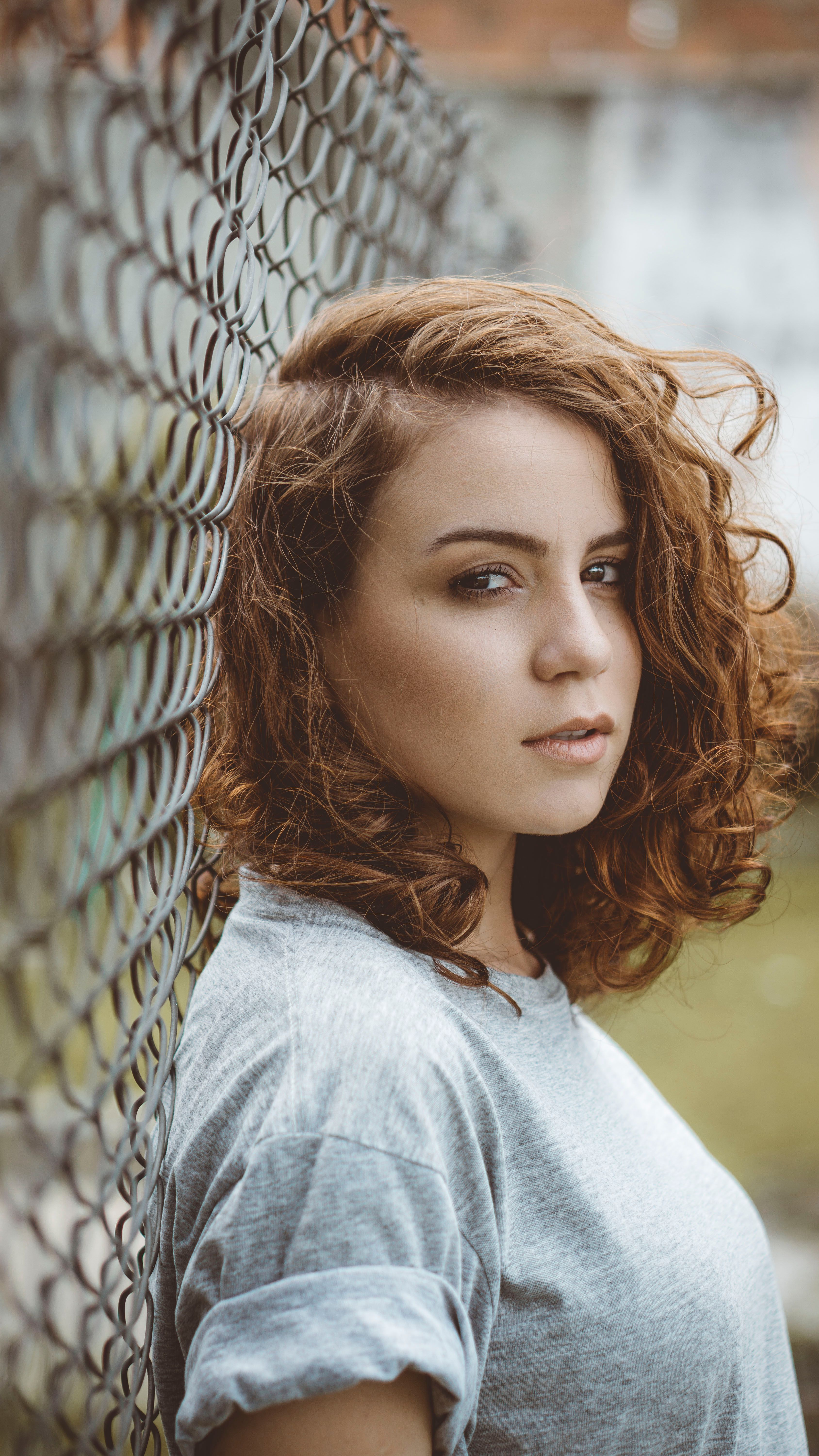 Portrait of a Woman with Red Hair · Free Stock Photo