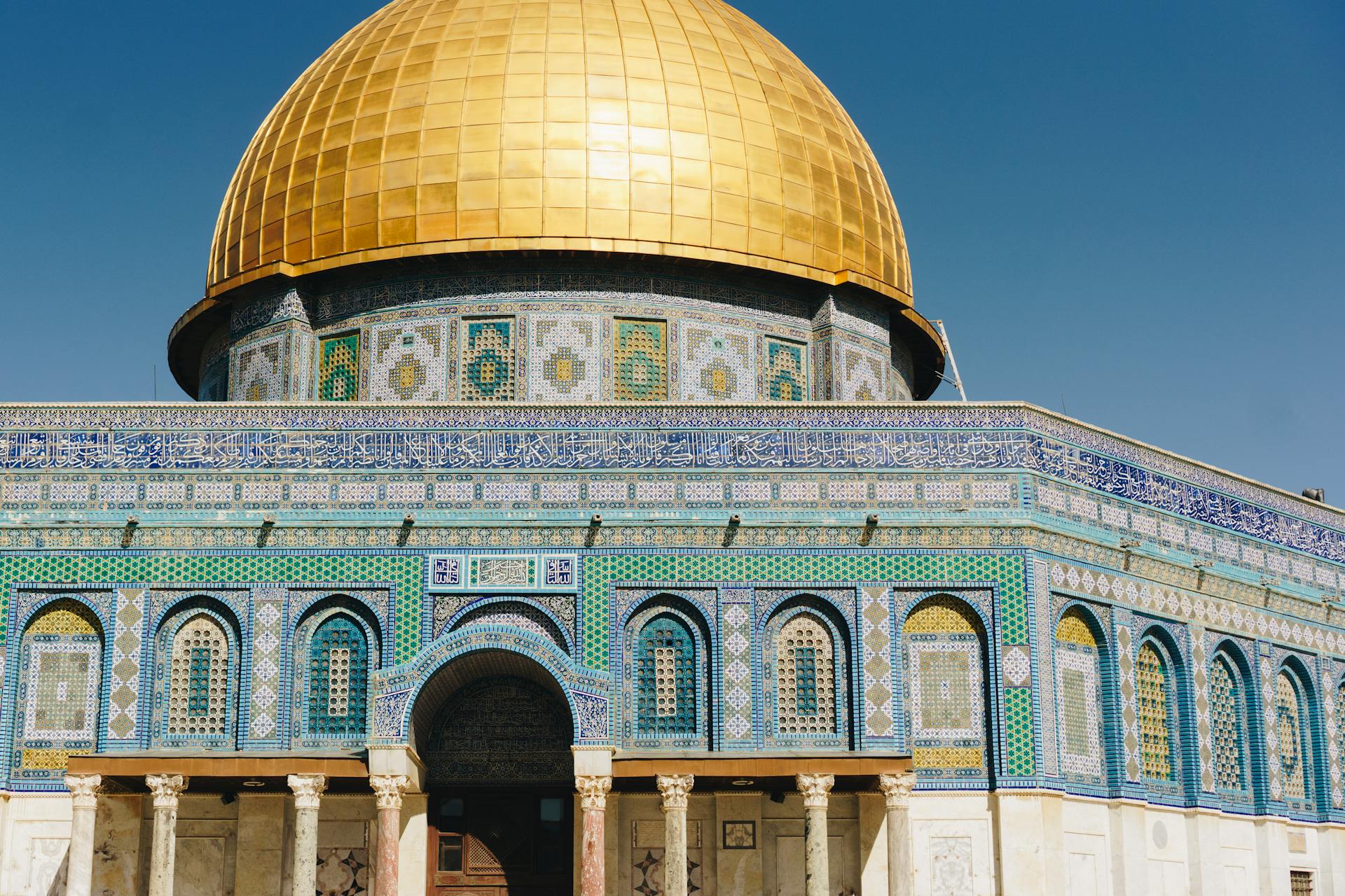 Green and Beige Dome Building