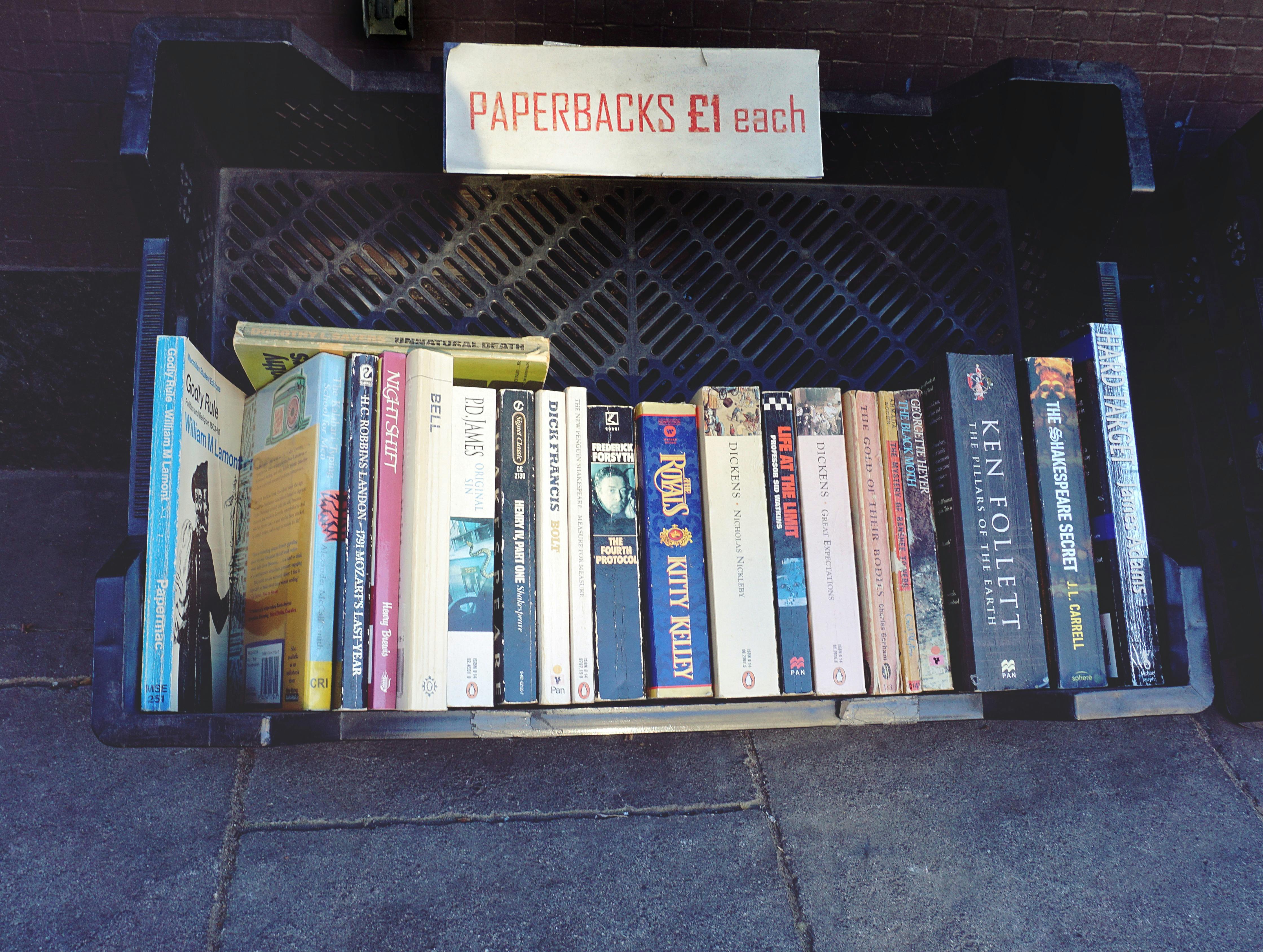 Free stock photo of book sale, books, literature