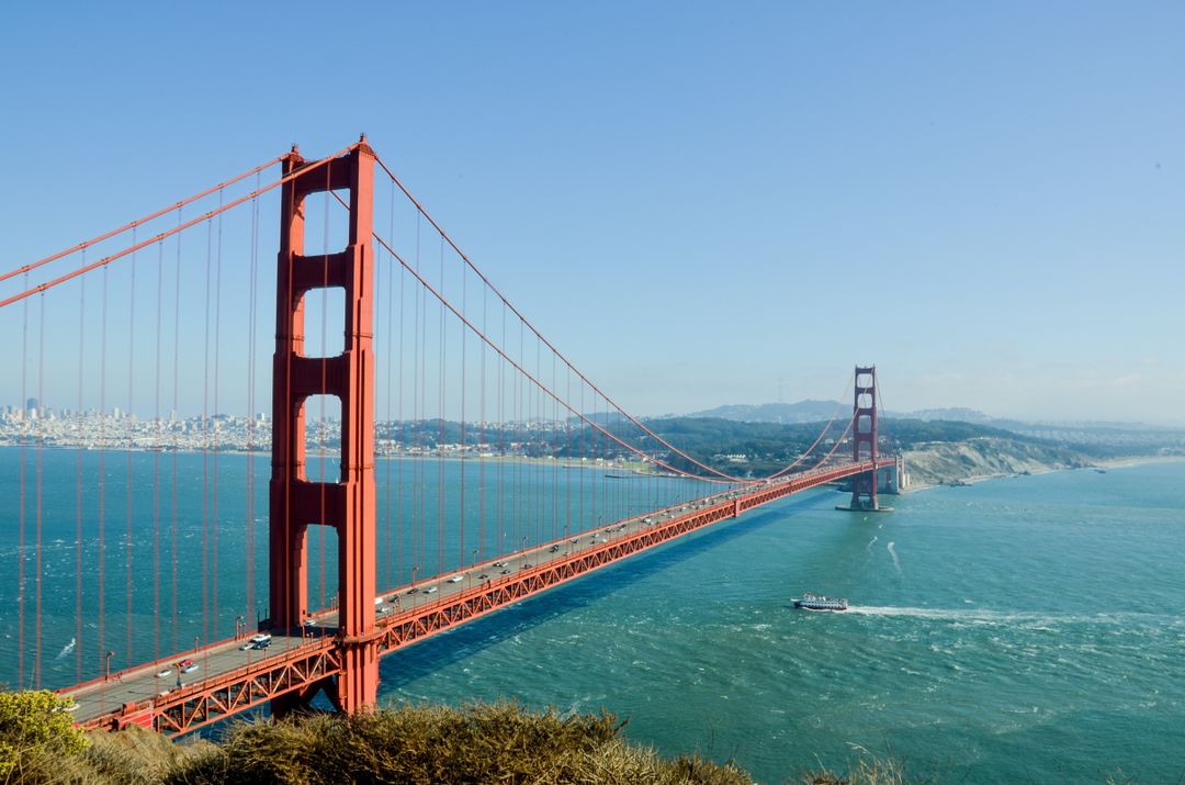 San Francisco skyline and Golden Gate