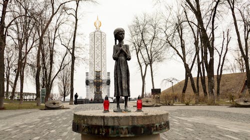 Holodomor Memorial in Autumn