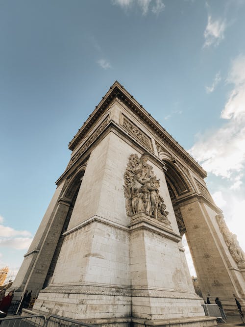 The arc de triomphe in paris, france