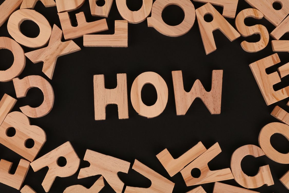 Word How Made of Wooden Letters · Free Stock Photo