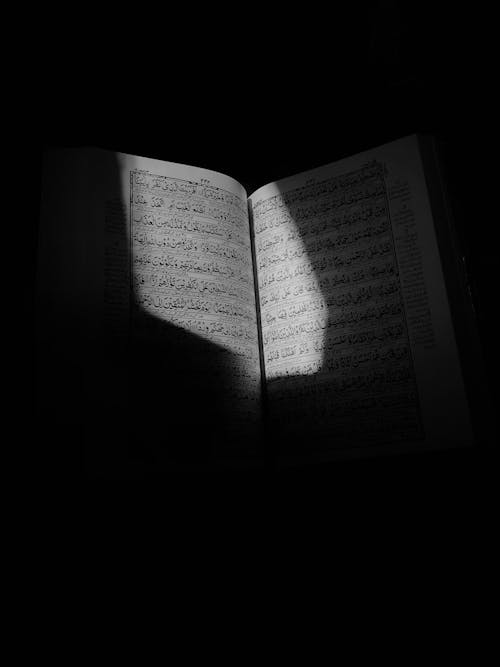 Holy Quran under sunlight 