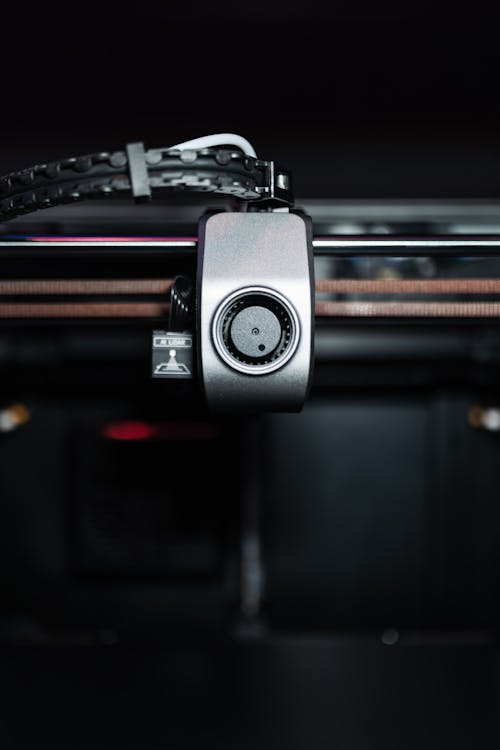 3D Printer in Close Up