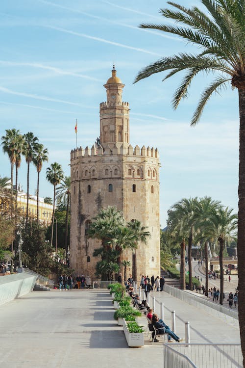 Безкоштовне стокове фото на тему «torre del oro, андалусія, архітектура»