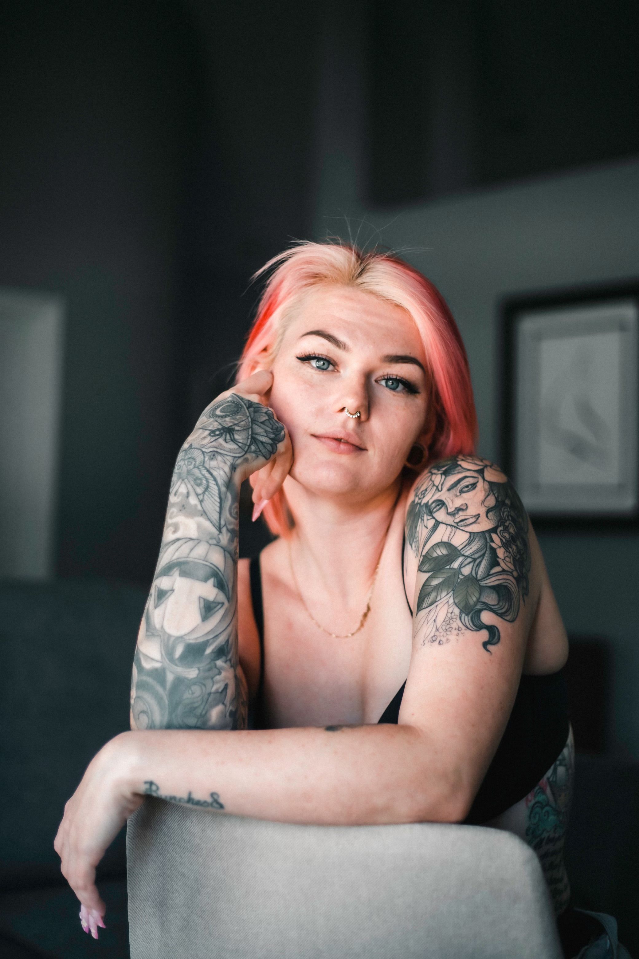 Model with Tattoos · Free Stock Photo