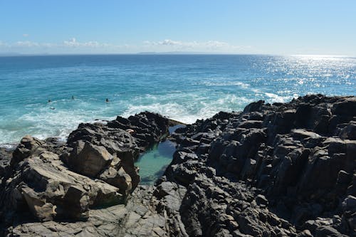 Бесплатное стоковое фото с горизонт, море, морской берег