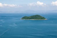 Drone Shot of Island