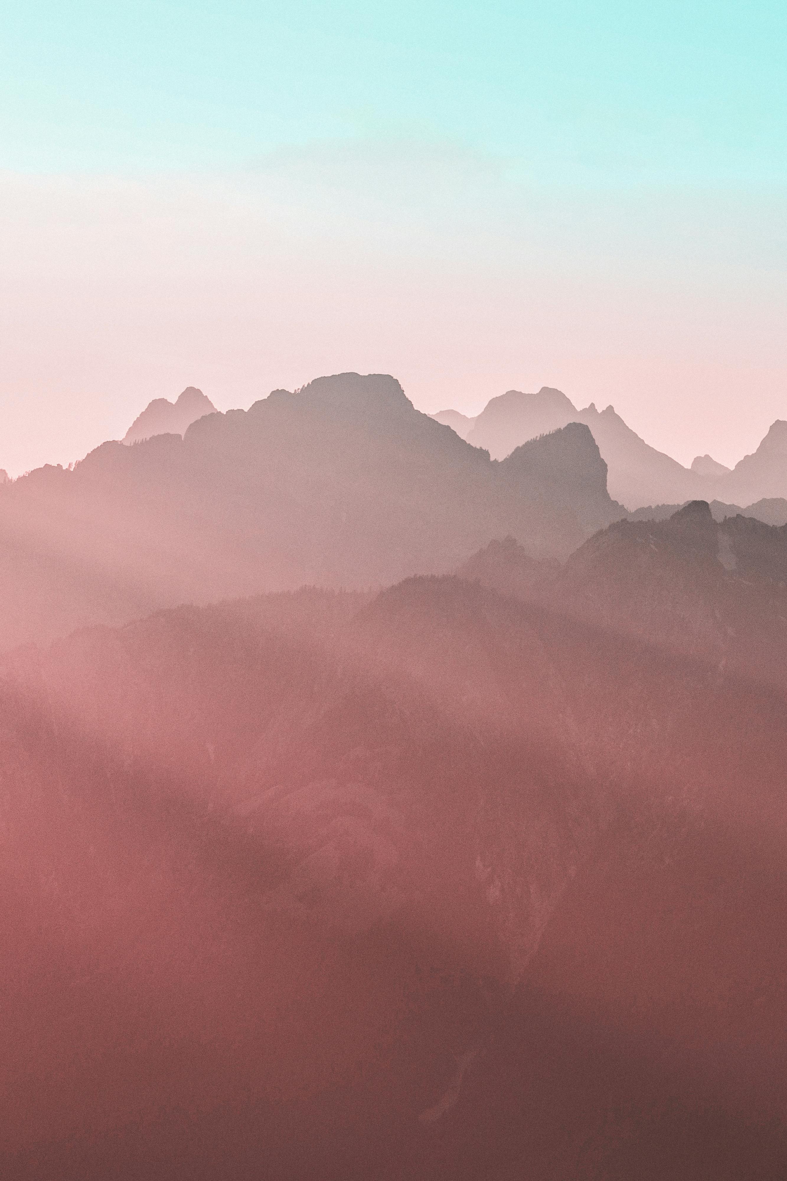 Silhouette of Mountains during Daytime · Free Stock Photo - 2666 x 4000 jpeg 1978kB